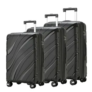 MARKSMAN Classic Travel PP Luggage Bags Carry on Suitcase Sets Own Design Trolley Bag Girls Suitcase