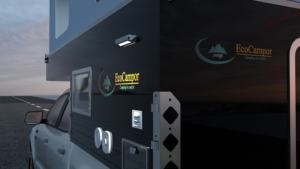 Camper de luxe et fonctionnel pour pick-up avec toit relevable et intérieur élégant pour les aventures de camping en plein air - Product Image 4