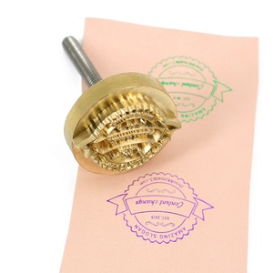 Molde de latón/cobre para máquina de estampado, herramienta de grabado de cuero con logotipo de sello personalizado, molde para estampado en relieve de lámina - Product Image 5