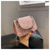 Sac à bandoulière de luxe rétro mini pour femme, tendance, avec chaîne, fermeture magnétique antivol, portefeuille à l'épaule, vente chaude