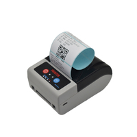 Imprimante thermique portable de tickets mini pratique 58 mm, imprimante de reçus portable, machine d'impression d'étiquettes pour téléphone portable