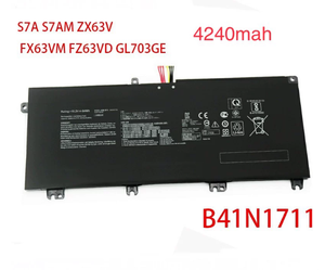 แบตเตอรี่แล็ปท็อป B41N1711 สำหรับ ASUS ZX63 ZX63VD ZX73VM GL703 FX705D FX705 GL503GE GL703VM <span class=keywords><strong>GL703VD</strong></span> GL703GE GL503VM 15.2V 64Wh - Product Image 4