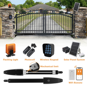 C025 Smart 24V DC Opérateur de porte électrique automatique monté sur deux côtés Ouvre-porte <span class=keywords><strong>solaire</strong></span> automatique à battant - Product Image 2