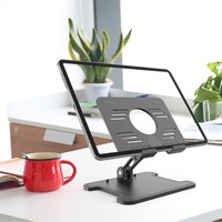 Support universel pliable en ABS Leshot pour diffusion vidéo en direct sur tablette, pour chevet ou tableau de bord de bureau