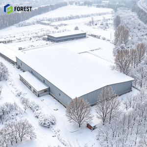 Atelier d'entrepôt modulaire préfabriqué en acier, structure robuste à grande portée pour la production industrielle - Product Image 1