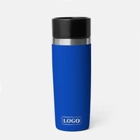 Nuevo Vaso Térmico de Viaje Ecológico de Acero Inoxidable de Doble Pared y 16 oz, con Aislamiento al Vacío, Experiencia de Bebida de 360°