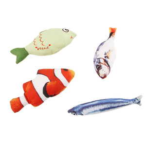 Amaz Venta caliente <span class=keywords><strong>Catnip</strong></span> Infundido Felpa Simulación Pescado Masticar Juguete para roer mascotas - Product Image 2