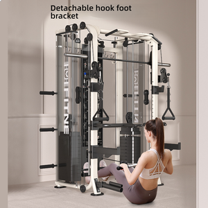 Équipement de musculation professionnel unisexe tout-en-un, machine de fitness multifonctionnelle, machine Smith, cadre de musculation en acier - Product Image 4