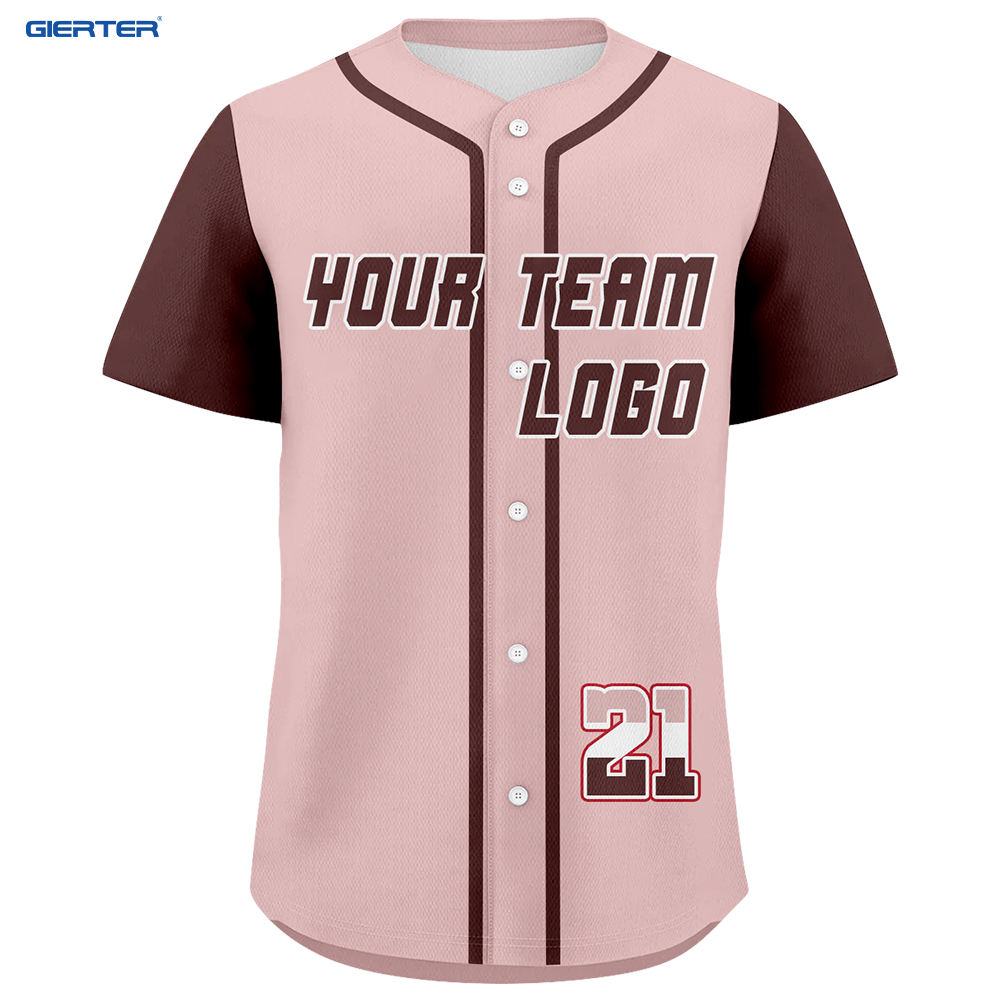 # Rose clair personnalisé avec marron