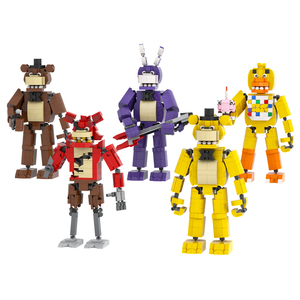 Bloques de Construcción MOOXI Marionette Nightmarionne Springtrap Golden Freddy Fazbear Chica Foxy Bonnie <span class=keywords><strong>FNAF</strong></span> Anime MOC, Juguetes para Niños - Product Image 6
