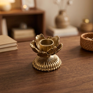 Sacred Flame the Lotus Candle Holder Tranquil Lotus a Candle Holder for Peaceful Moments - Product Image 6