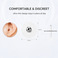 Graines d'acupression auriculaires (10 unités) – Relaxation, application facile et excellente durabilité pour soutenir votre bien-être