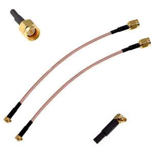 נמוך הפסד <span class=keywords><strong>pci</strong></span> כרטיס sa זכר mmcx זווית ישרה זכר זווית ישרה rg316 rf g316 כבל coaxial לנתב - Product Image 3