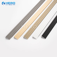 Profilé de marche d'escalier antidérapant en aluminium Hero Metal pour intérieur et extérieur