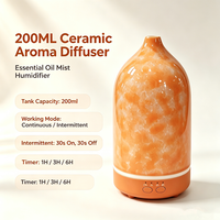 Diffuseur d'arômes électrique USB en céramique, diffuseur d'air frais en pierre céramique, diffuseur d'arômes en porcelaine, distributeur d'aromathérapie