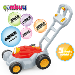 Push <strong>Lawn</strong> <strong>Mower</strong> Outdoor Play Electric <strong>Toys</strong> Automatic Bubble Machine - Product Image 2