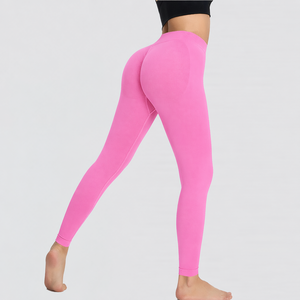 <span class=keywords><strong>Leggings</strong></span> da Yoga e Palestra per Donna, Vita Bassa Elastica, Traspiranti, Senza Cuciture, Comodi, Vendita all'Ingrosso - Product Image 3