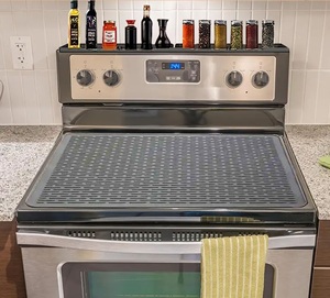 Alfombrilla de silicona para estufa eléctrica de cocina, <span class=keywords><strong>cubierta</strong></span> superior de estufa de cerámica, resistente al calor, protector de <span class=keywords><strong>cubierta</strong></span> de estufa superior de vidrio sin arrugas, - Product Image 1