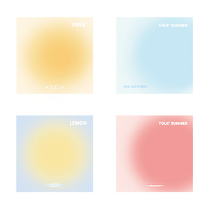 Blocs-notes autocollants Yolk Summer Gradient 10 cm x 10 cm, 50 feuilles, pour papeterie étudiante - Product Image 5