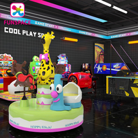 Funspace One Stop Solution VR Parc d'attractions à pièces Kid Arcade Racing/Tir/Machine de jeu à griffes/Distributeur automatique