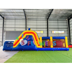 Su misura per adulti sport gioco interattivo gonfiabile casa di rimbalzo gioco evento del partito gonfiabile corsa ad ostacoli per i bambini - Product Image 3