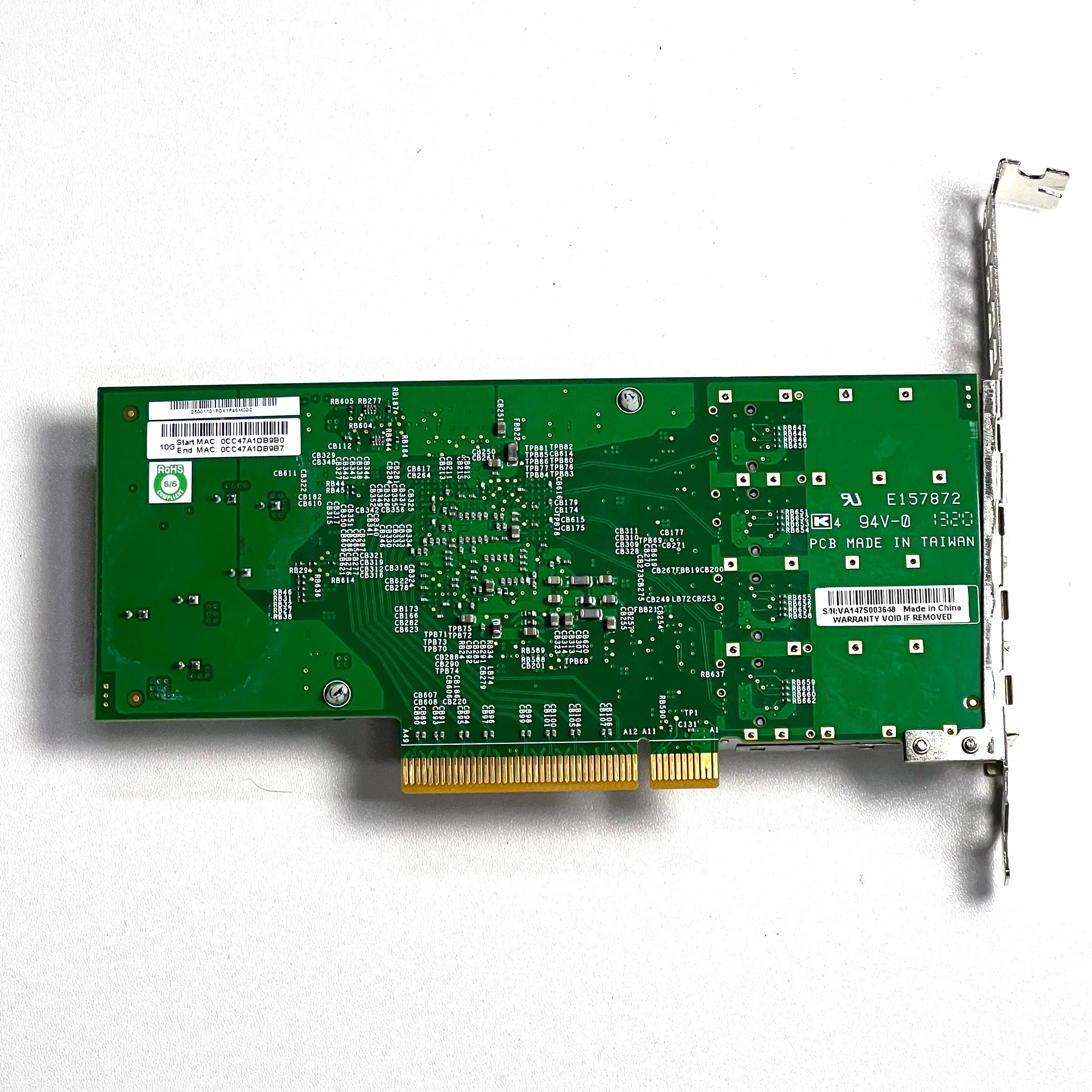 Supermicro AOC-STG-I4S 4-Port 10GbE SFP+ Ethernet Controller X710-DA4 10g PCI PCIe RJ45 Network Card for Server