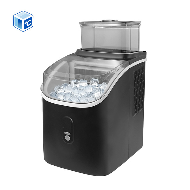 ETL CE Automatic Block Ice Machine Stainless Steel 15kgs/Day Ice Maker Home Use Black White Ice Cube Making Machine