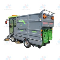 Nettoyeur de voirie industriel à aspiration avec réservoir d'eau de 600L, pompe de 1500W, canon haute pression pour aéroports, routes, rues, usines