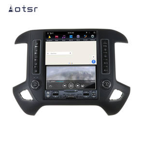 Autoradio Vertical android 9, Navigation GPS, lecteur multimédia, unité centrale, type Tesla, pour voiture <span class=keywords><strong>Chevrolet</strong></span> <span class=keywords><strong>Silverado</strong></span> 1500, 1500HD, <span class=keywords><strong>2500</strong></span>, 2500HD, 3500 - Product Image 6