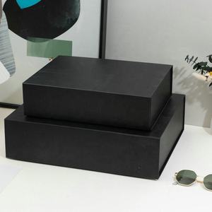 Textured Cosmetic Magnetic <b>Foldable</b> <b>Box</b> with Sponge for Premium Gift by AOPA - Product Image 5