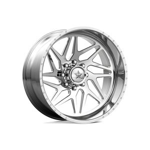 عجلات شاحنات مصقولة بتصميم عائم مقاس 24×14 و26×14 بوصة، 8×6.5 و8×170 و8×180، عجلات مطروقة لسيارات فورد ورام وسييرا وسيلفرادو - Product Image 1