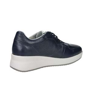 Cinzia <b>Soft</b> Donna Slip On Blu Walking <b>Shoes</b> Women's Comfortable Flat Style - Product Image 4