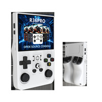 Nouvelle console de jeu portable R36 Pro avec écran HD IPS, mini simulateur d'arcade rétro, lecteur de jeux portable 64 Go
