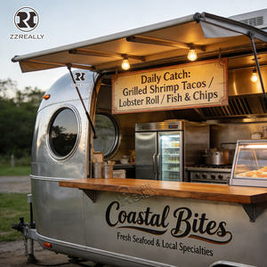 Remorque de cuisine Nomad Kitchen prête à rouler, cuisine mobile homologuée DOT CE VIN, remorque de concession pour tournées transfrontalières et vente de nourriture de rue - Product Image 2