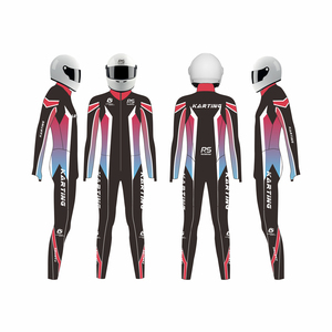 Medias de karting unisex de secado rápido transpirables ignífugas de 260g impresas personalizadas de fábrica - Product Image 6