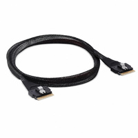 Câble interne haute vitesse SlimSAS 8I SFF 8654 vers SFF 8654 pour serveur, 24 Gbit/s PCIe Gen4 pour carte RAID NVMe SSD et backplane