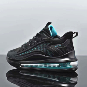 Nouvelles chaussures respirantes pour hommes <span class=keywords><strong>2022</strong></span>, chaussures tissées volantes, absorption des chocs, baskets décontractées rehaussantes - Product Image 4