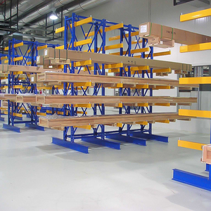 Étagères de stockage et de présentation en acier robuste pour matériaux de construction, tubes métalliques et entrepôts, avec bras de support - Product Image 5