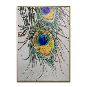 Décoration intérieure moderne Décoration murale tête d'animal <span class=keywords><strong>Peinture</strong></span> en porcelaine cristal Arts muraux Maison Salon Hôtel - Product Image 3