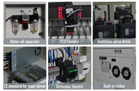 Graveur laser CO2 JQ 1390S avec moteur servo haute vitesse, machine de découpe laser pour bois, acrylique, cuir, matériaux non métalliques