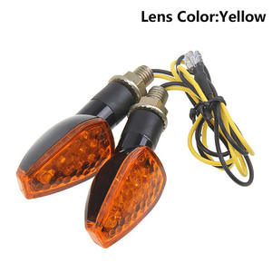 Clignotants de moto 14 LED 12V, lampe ambre lumineuse, clignotants avant et arrière universels pour moto - Product Image 2