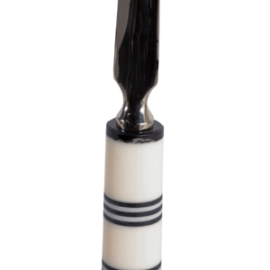 Apricartelle con manico a righe e lama in metallo lucido per organizer da scrivania, accessorio decorativo per casa e ufficio - Product Image 4