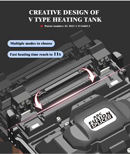 Máquina de Empalme de Líneas Troncales de 9 Fibras con 6 Motores, Soldadura Núcleo a Núcleo, con Equipos OPM y VFL - Product Image 5