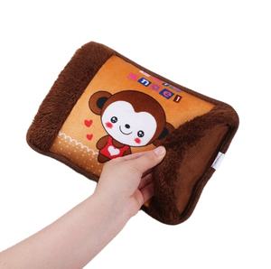 Vente en gros <span class=keywords><strong>pas</strong></span> <span class=keywords><strong>cher</strong></span> rechargeable sac à eau chaude électrique souple et <span class=keywords><strong>réutilisable</strong></span> chauffe-mains avec couvercle en flanelle 500W 26x18cm - Product Image 6