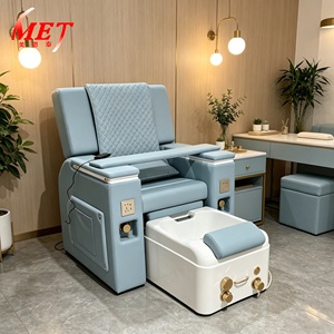 Fauteuil de pédicure de luxe réglable pour spa, fauteuil de pédicure et de manucure avec massage des pieds pour salon de manucure - Product Image 1
