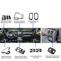 KORLOT Kit de Décoration de Voiture Ranger 2023, Protection Moderne de Luxe en Fibre de Carbone et Plastique ABS