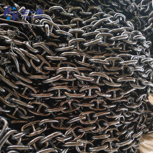 中国供应商锚链工厂销售出口铁焊接热浸节链 - Product Image 1