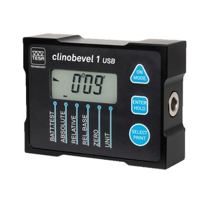 Niveau numérique électronique TESA Clinobevel 1 USB, inclinomètre, pour chantier de construction - Product Image 1