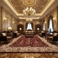 Tapis sur mesure haut de gamme en laine et nylon Axminster pour hôtel 5 étoiles
