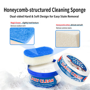 Daan Fast Acting Eco-friendly 400g Universal <strong>Cleaning</strong> <strong>Paste</strong> with Free Sponge for Sneakers and Kitchen - Product Image 2